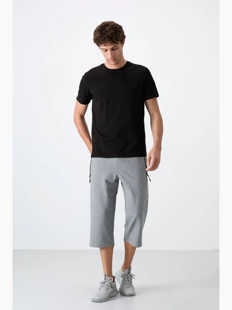 Men's pantalón corto ciclista capri tommy Gris claro - Kiabi