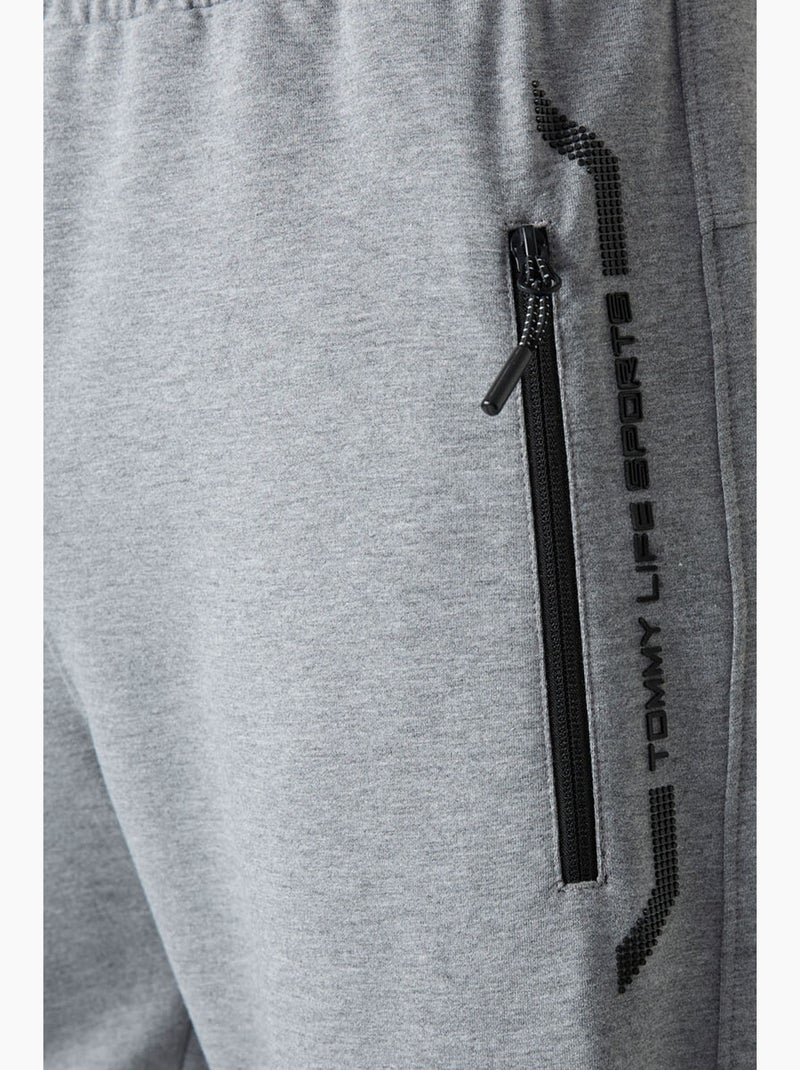 Men's pantalón corto ciclista capri tommy Gris claro - Kiabi