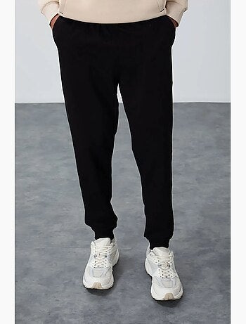 Men's pantalón de chándal de forro polar liso tommy