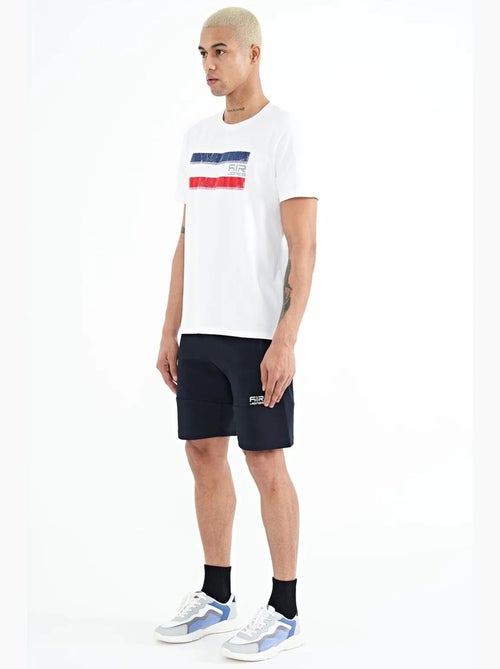 Men's pantalones cortos de felpa de punto lisos tommy - Kiabi Men's pantalones cortos de felpa de punto lisos tommy - Kiabi