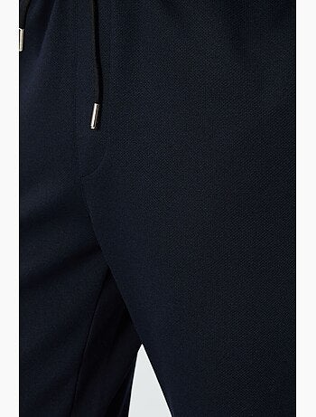 Men's pantalones de chándal de forro polar de corte regular tommy