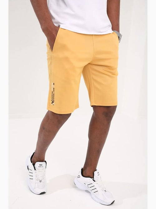Men's shorts de punto jersey con cintura con cordón tommy - Kiabi Men's shorts de punto jersey con cintura con cordón tommy - Kiabi