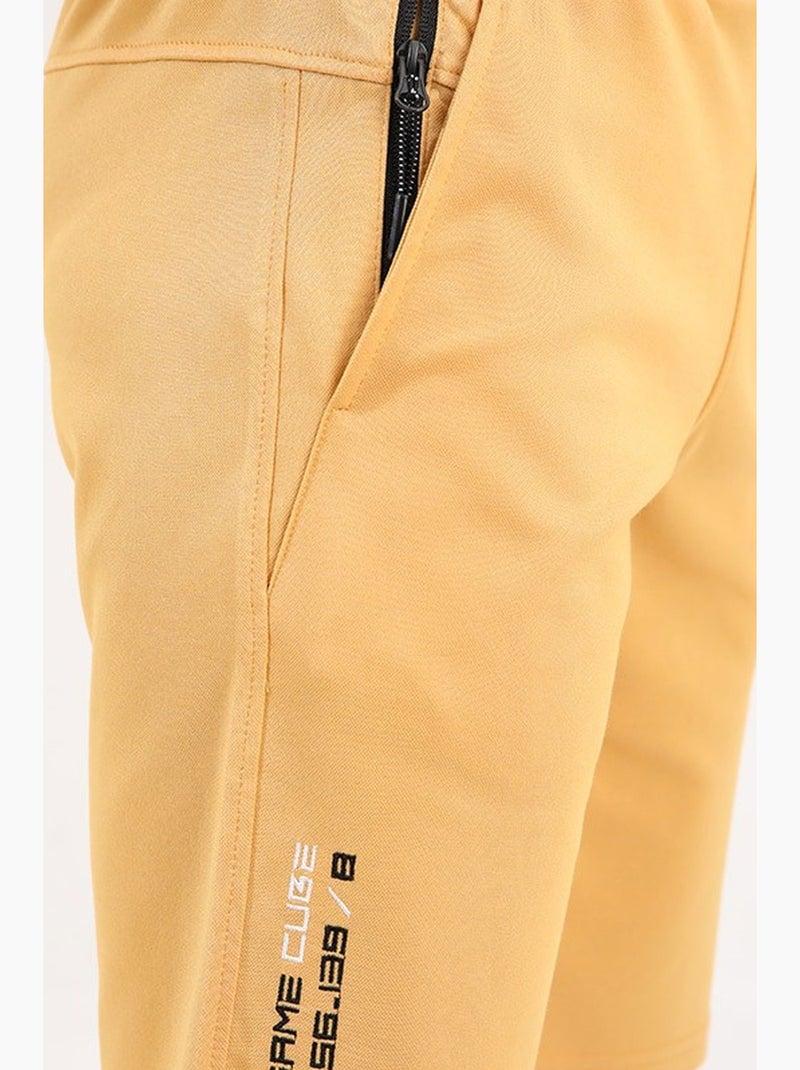 Men's shorts de punto jersey con cintura con cordón tommy Ámbar - Kiabi