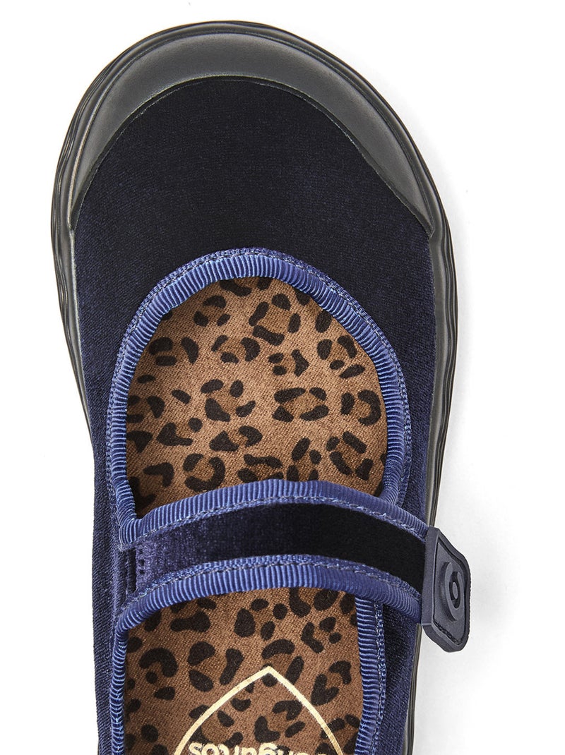 Merceditas conguitos barefoot goflex Azul marino - Kiabi