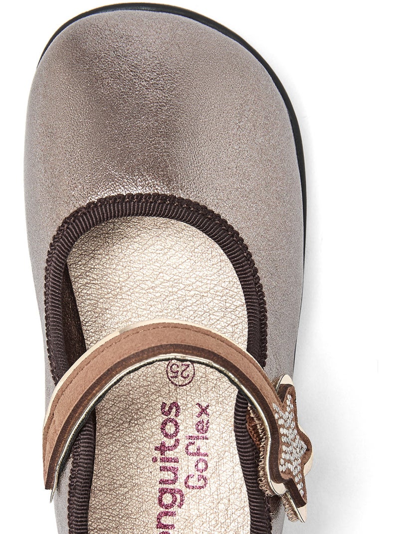 Merceditas conguitos barefoot goflex Marrón claro - Kiabi