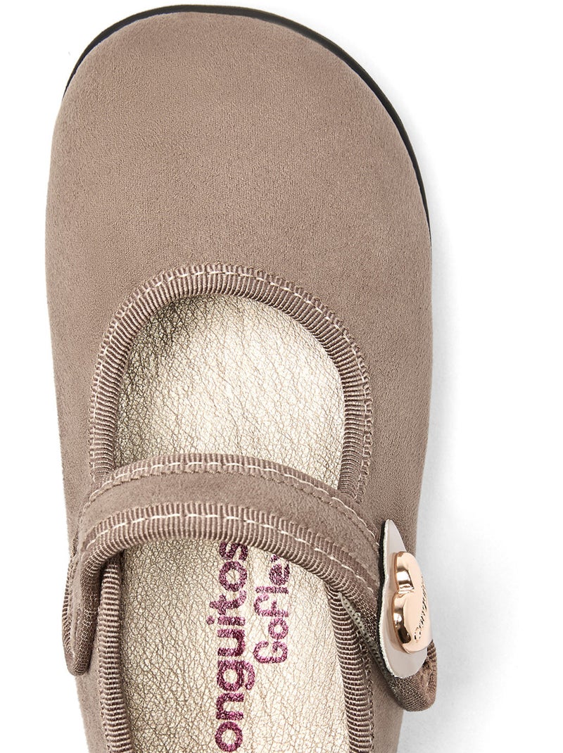 Merceditas conguitos barefoot goflex Marrón claro - Kiabi