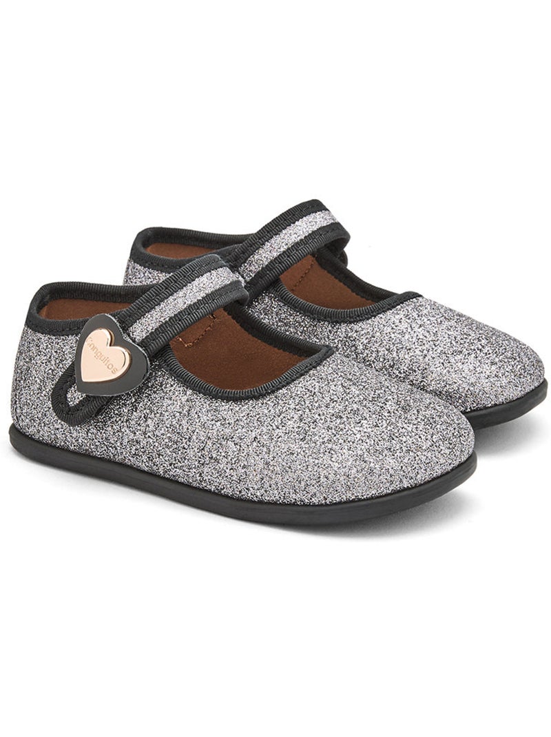 Merceditas conguitos barefoot goflex Plata - Kiabi