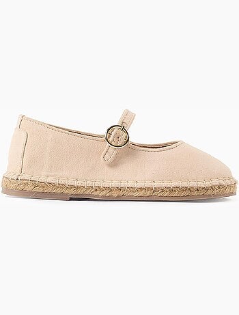 Merceditas de tela con hebilla B&S