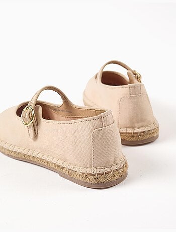 Merceditas de tela con hebilla B&S