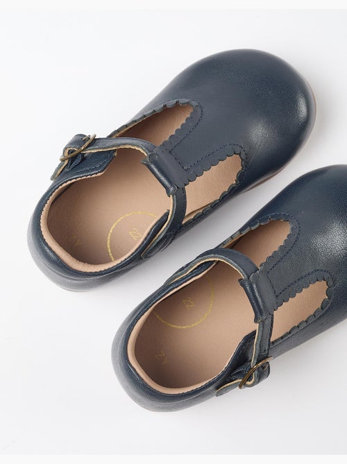 Merceditas Mary Jane de cuero - Kiabi