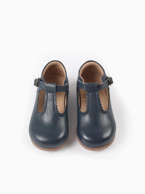 Merceditas Mary Jane de cuero - Kiabi