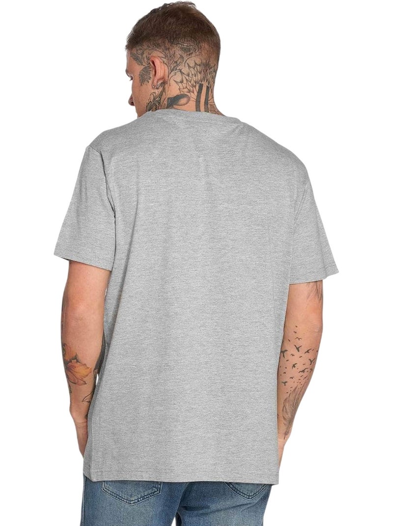 MerchCode - Camiseta Barber Shop de Popeye para Hombre Gris jaspeado - Kiabi