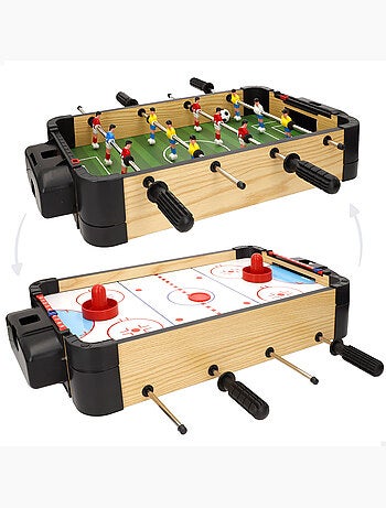 Mesa 2 en 1 air hockey y futbolín cb games