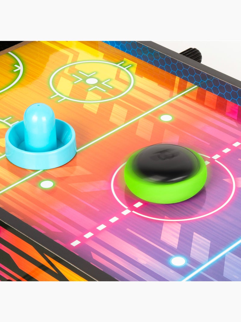 Mesa 2 en 1 air hockey y futbolín neón cb games N/D - Kiabi