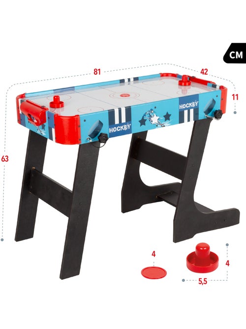 Mesa air hockey madera patas plegables 81x42x63 cm cb games - Kiabi