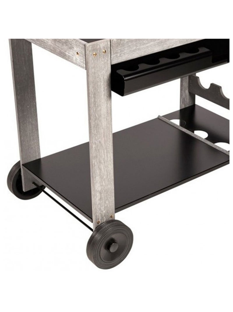Mesa auxiliar en madera especial 'plancha' Marrón oscuro - Kiabi