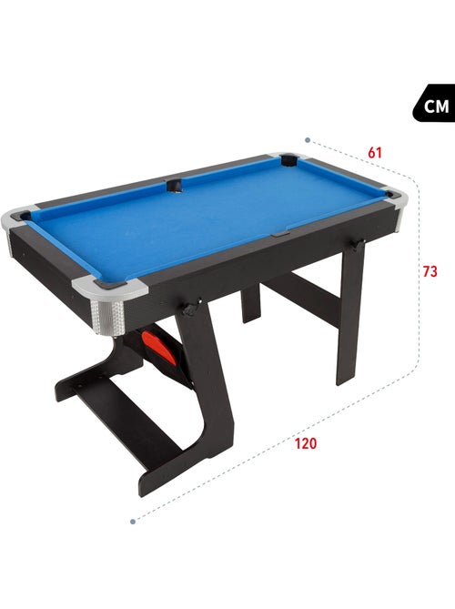 Mesa billar americano y ping pong plegable 120x61x73 cm cb games - Kiabi