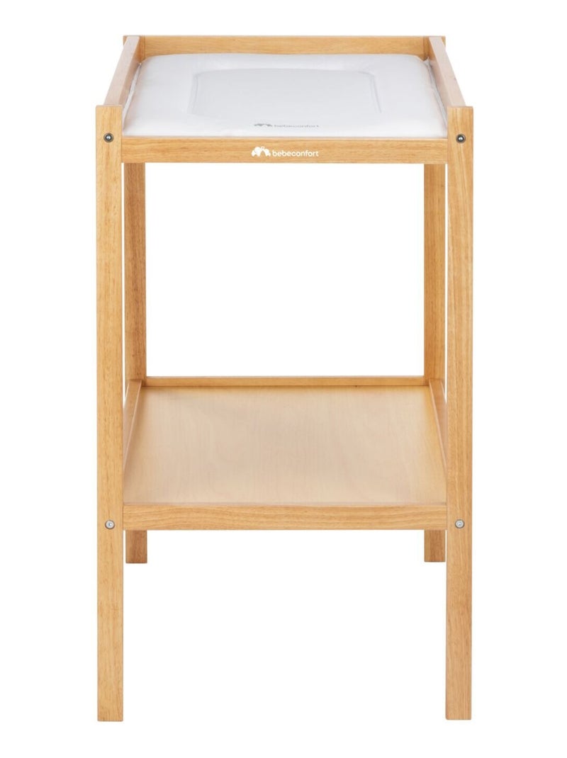 Mesa cambiador bebé de madera Daisy Blanco Marrón Blanco - Kiabi