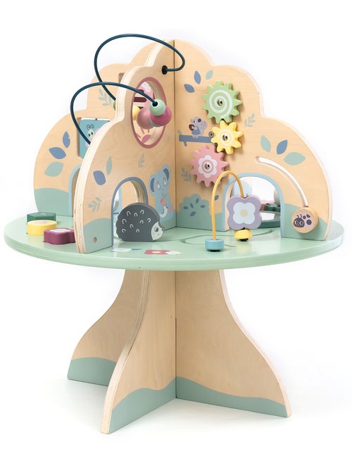 Mesa de actividades madera árbol de juegos mamabrum - Kiabi