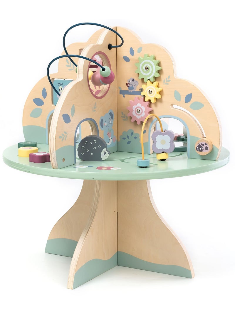 Mesa de actividades madera árbol de juegos mamabrum N/D - Kiabi