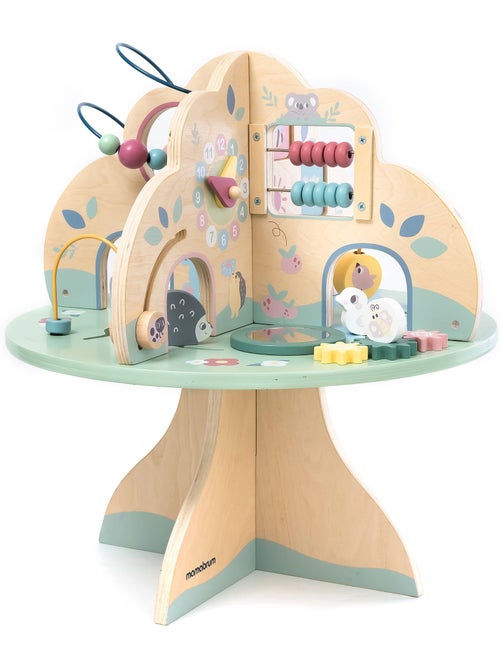 Mesa de actividades madera árbol de juegos mamabrum - Kiabi