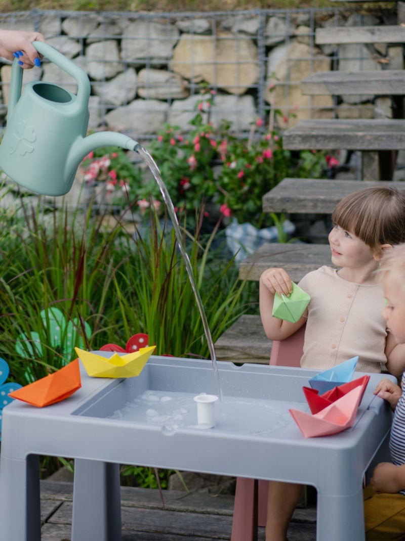 Mesa de actividades multifunción Thermobaby con 2 sillas reversibles Gris - Kiabi