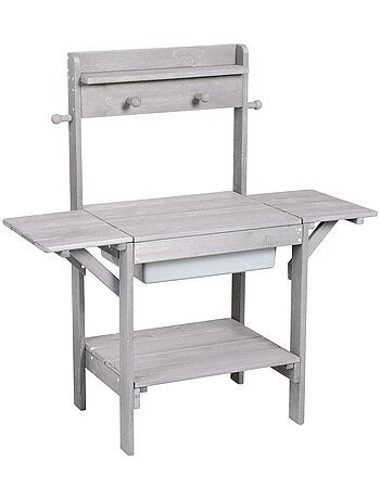 Mesa de arena y agua en madera maciza resistente 'Roba outdoor midi'