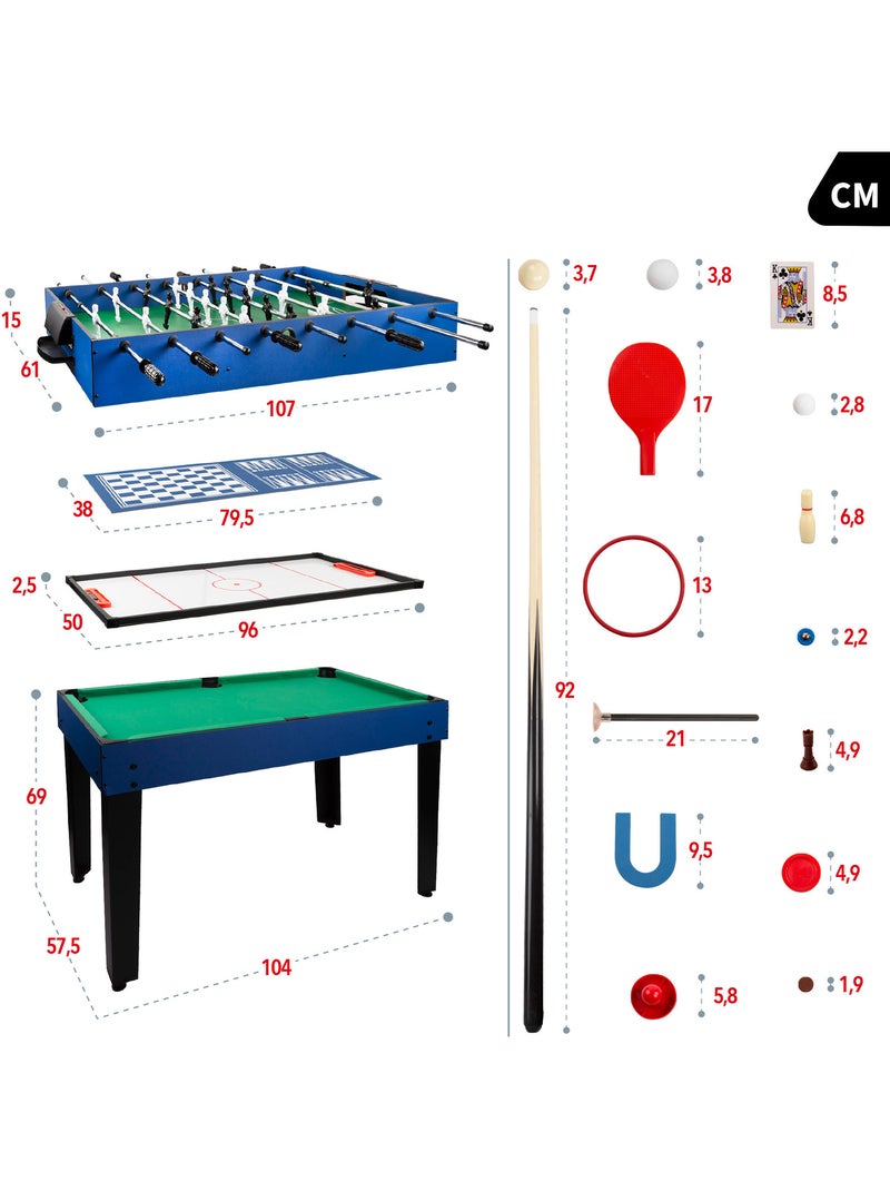 Mesa de billar multijuegos 12 en 1 cb games N/D - Kiabi