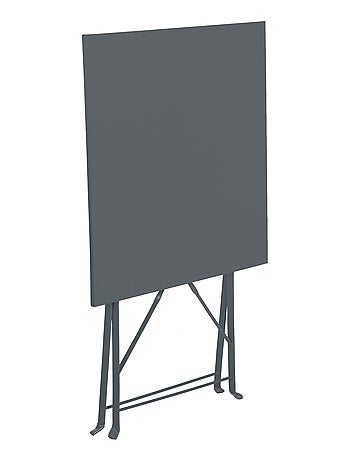 Mesa de jardín cuadrada plegable de acero