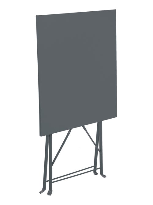 Mesa de jardín cuadrada plegable de acero - Kiabi