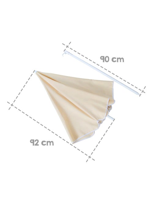 Mesa de picnic infantil con bancos con respaldo + 2 cojines y parasol 'Roba picnic for 4' - Kiabi