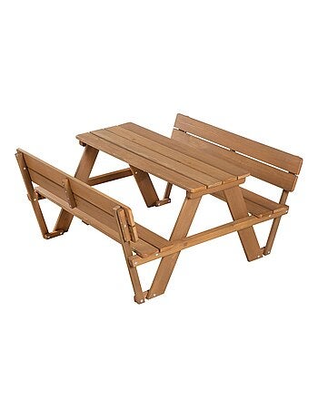 Mesa de picnic infantil con bancos con respaldo 'Roba picnic for 4'