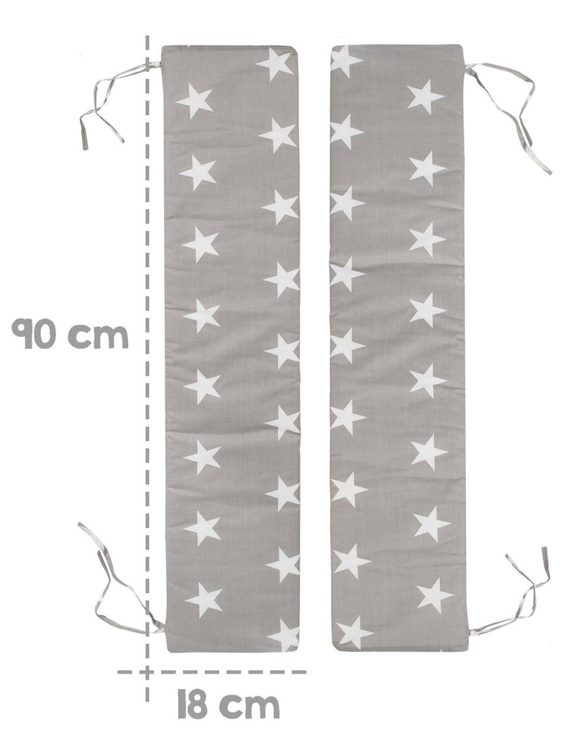 Mesa de picnic infantil en madera maciza + 2 cojines 'Roba picnic for 4' Gris - Kiabi