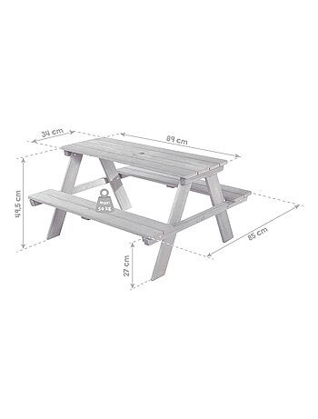 Mesa de picnic infantil 'Roba picnic for 4'