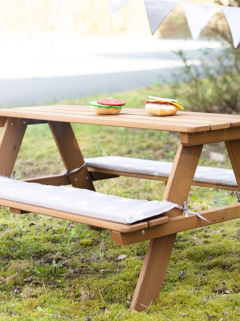 Mesa de picnic infantil 'Roba picnic for 4' Marrón - Kiabi