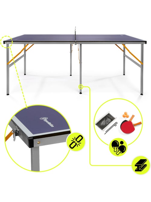 Mesa de ping-pong plegable y portátil hypermotion 180 x 92 cm para interior - Kiabi Mesa de ping-pong plegable y portátil hypermotion 180 x 92 cm para interior - Kiabi
