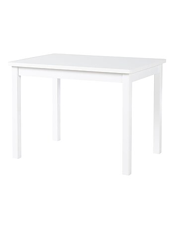 Mesa en madera maciza lacada blanca para niños de 2 a 10 años 'Roba'