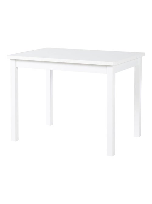 Mesa en madera maciza lacada blanca para niños de 2 a 10 años 'Roba' - Kiabi
