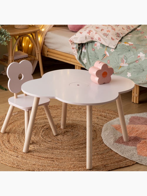 Mesa infantil ally rosa 51x51x40cm - Kiabi