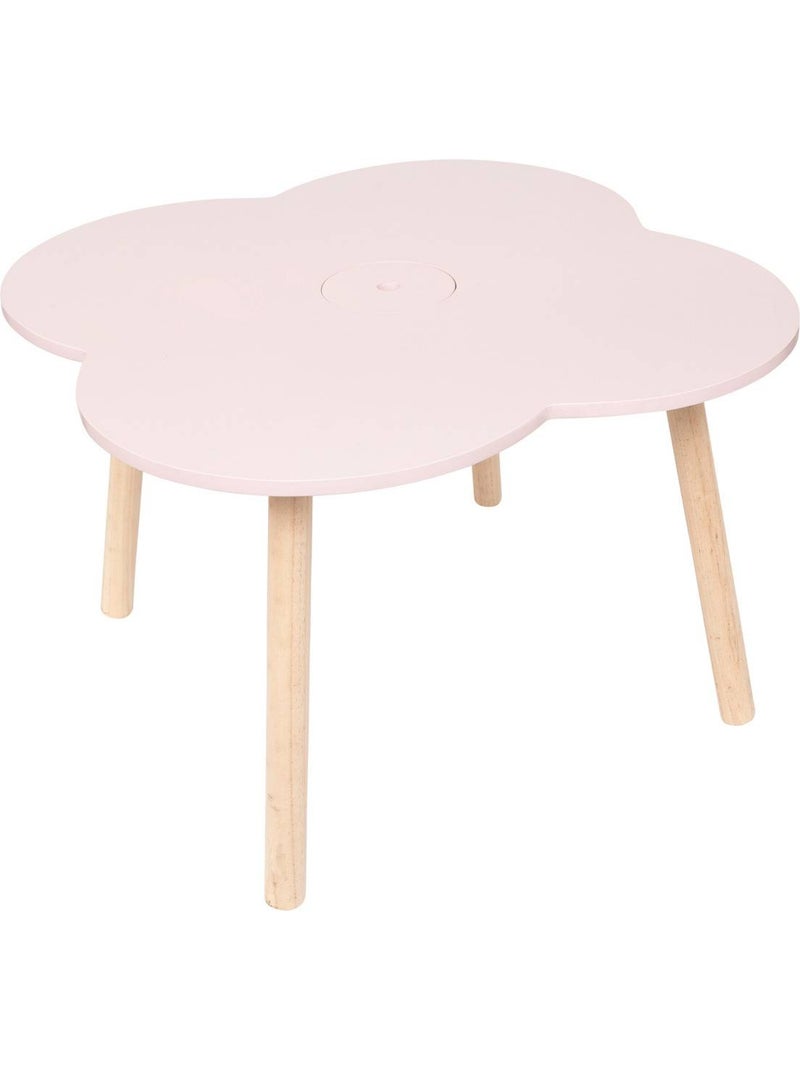 Mesa infantil ally rosa 51x51x40cm Rosa - Kiabi