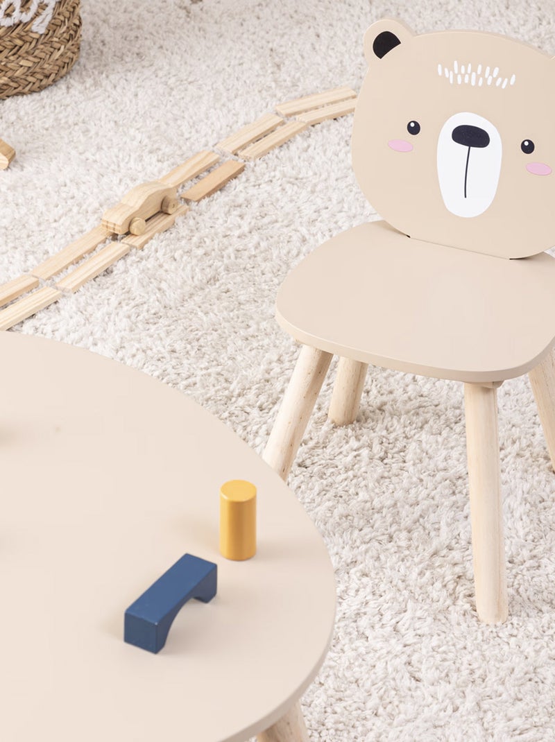 Mesa infantil de oso Beige - Kiabi