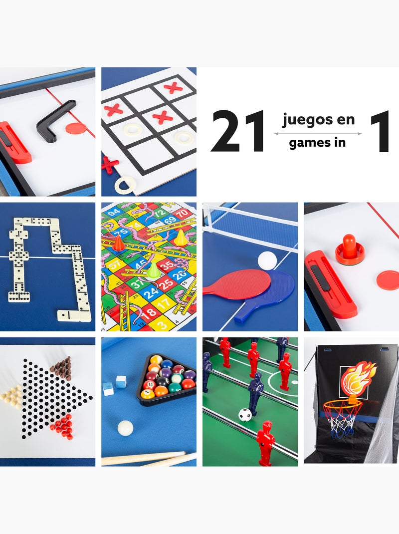 Mesa multijuegos 21 en 1 cb games N/D - Kiabi