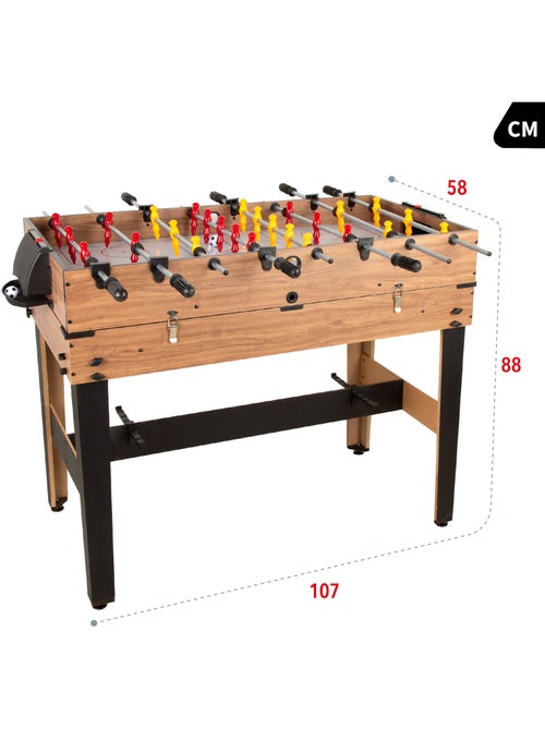 Mesa multijuegos 3 en 1 futbolín/billar/hockey 107x58x88 cm cb games - Kiabi