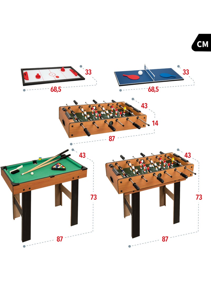 Mesa multijuegos 4 en 1 con patas cb games N/D - Kiabi