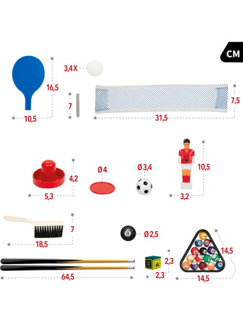 Mesa multijuegos 4 en 1 con patas cb games - Kiabi