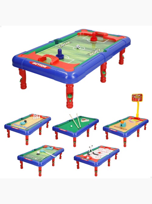 Mesa multijuegos 6 juegos de mesa en 1 43x25x12 cm - Kiabi Mesa multijuegos 6 juegos de mesa en 1 43x25x12 cm - Kiabi