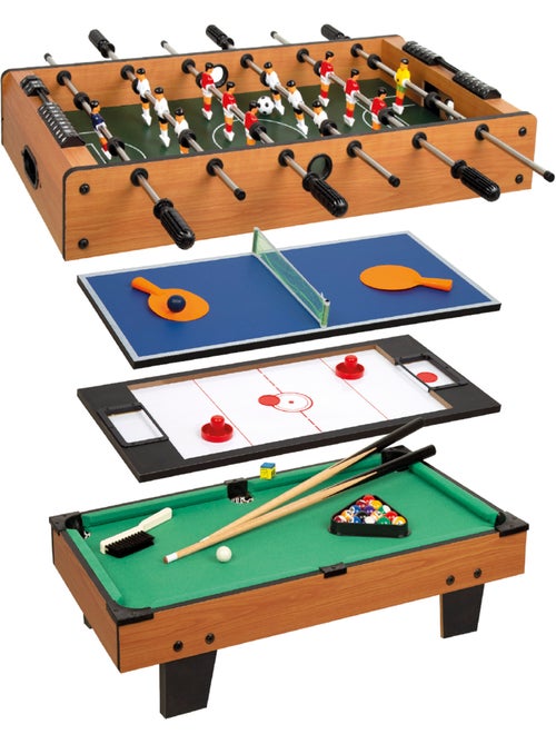 Mesa multijuegos sobremesa 4 en 1 89x42,5x28,5 cm cb games - Kiabi