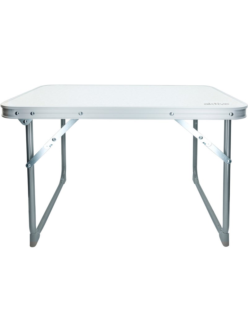 Mesa plegable baja aktive campinga Blanco - Kiabi