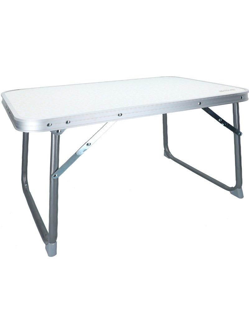 Mesa plegable baja aktive campinga Blanco - Kiabi