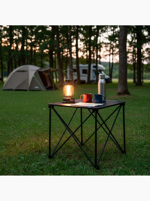 Mesa plegable camping antivuelco y desmontable Aktive - Kiabi Mesa plegable camping antivuelco y desmontable Aktive - Kiabi